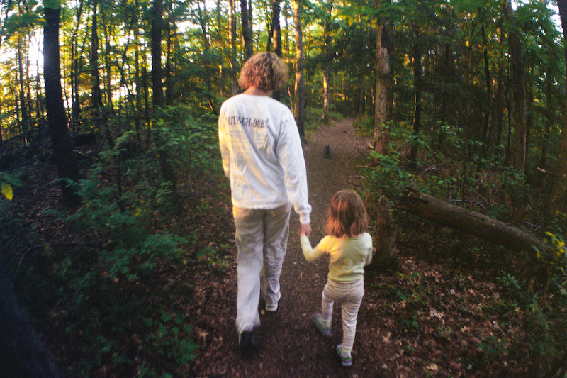 On the trail to sunset